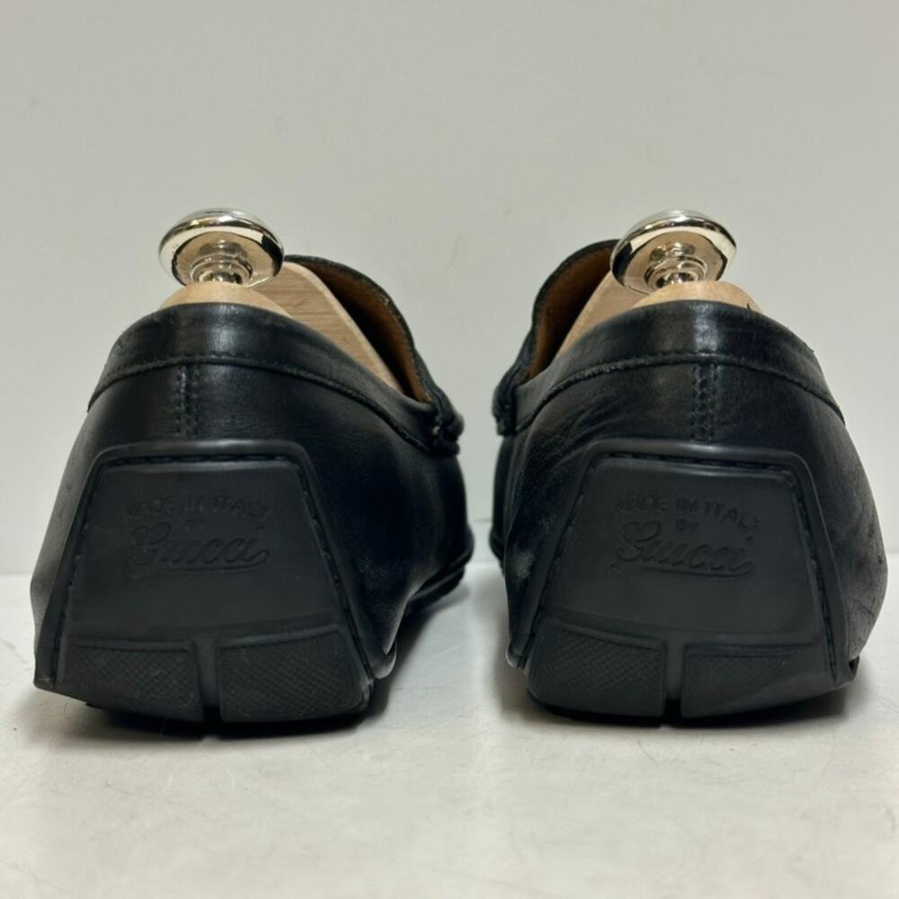 GUC Gucci Microguccissima Leather GG Loafers Drivers Made in Italy UK 9.5 US 10 - Picture 6 of 13